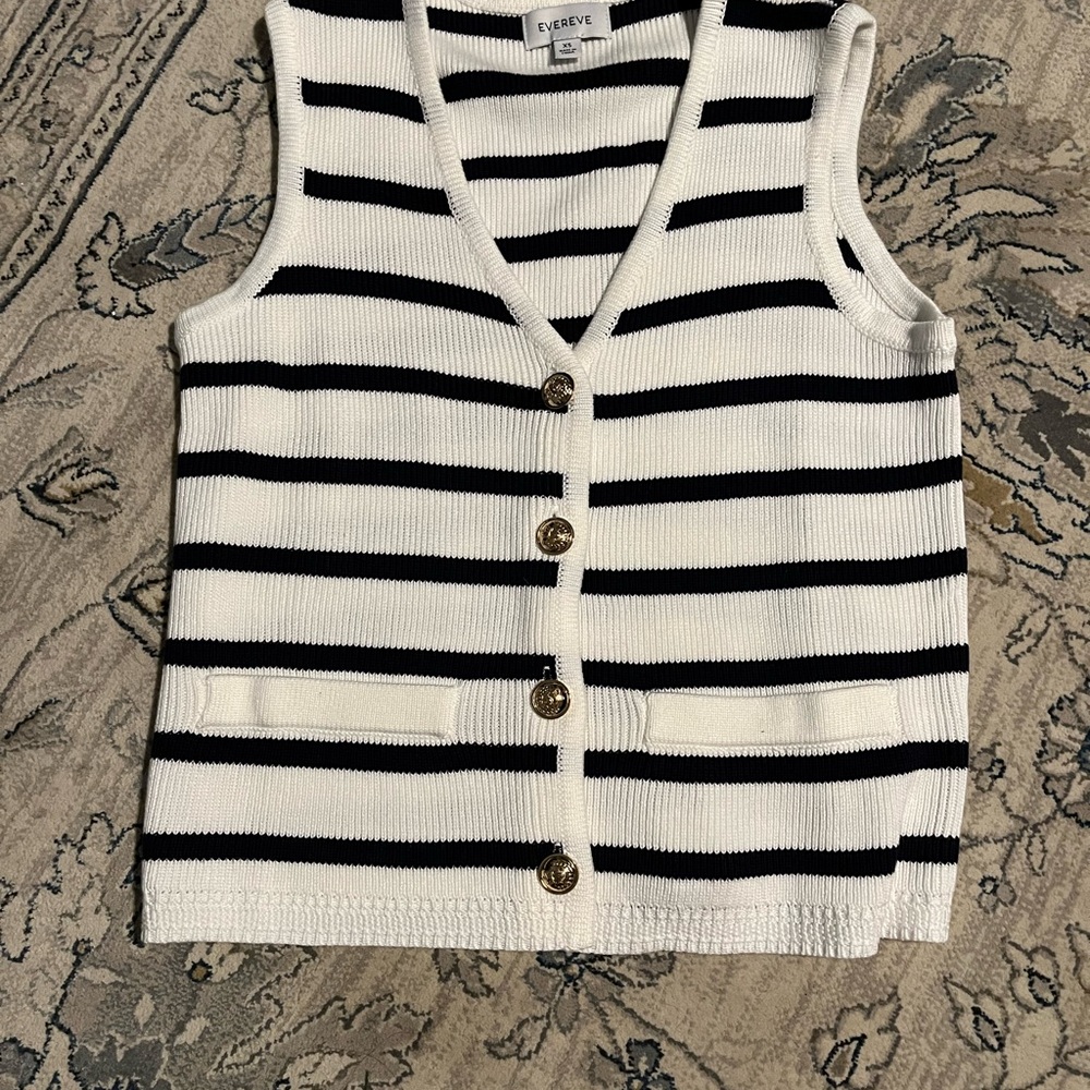 Evereve Nautical Cardigan Sweater-NWOT